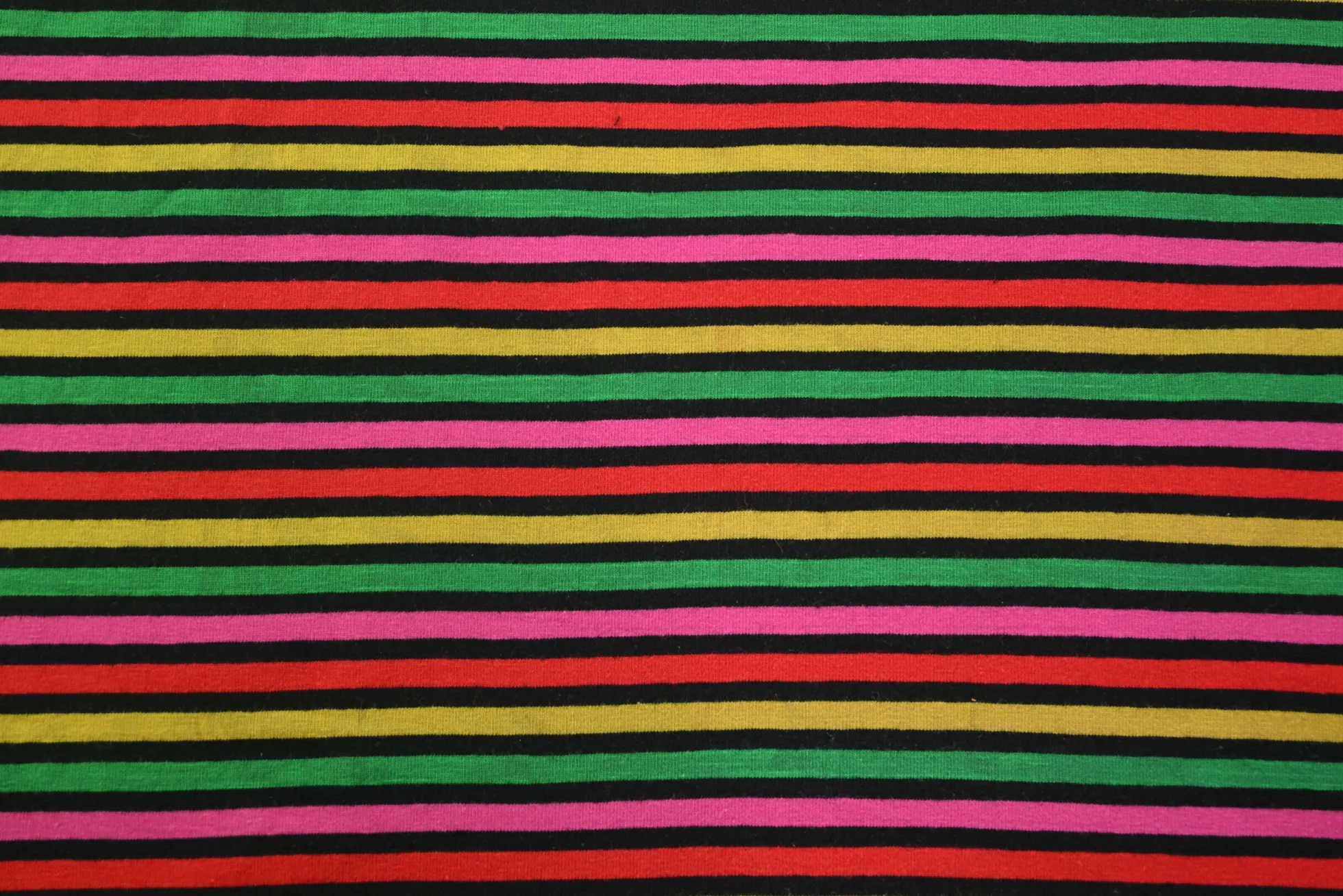 Katoen tricot – Happy stripes