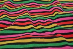 Katoen tricot – Happy stripes