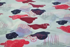 Katoen tricot – Rainy day