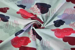 Katoen tricot – Rainy day