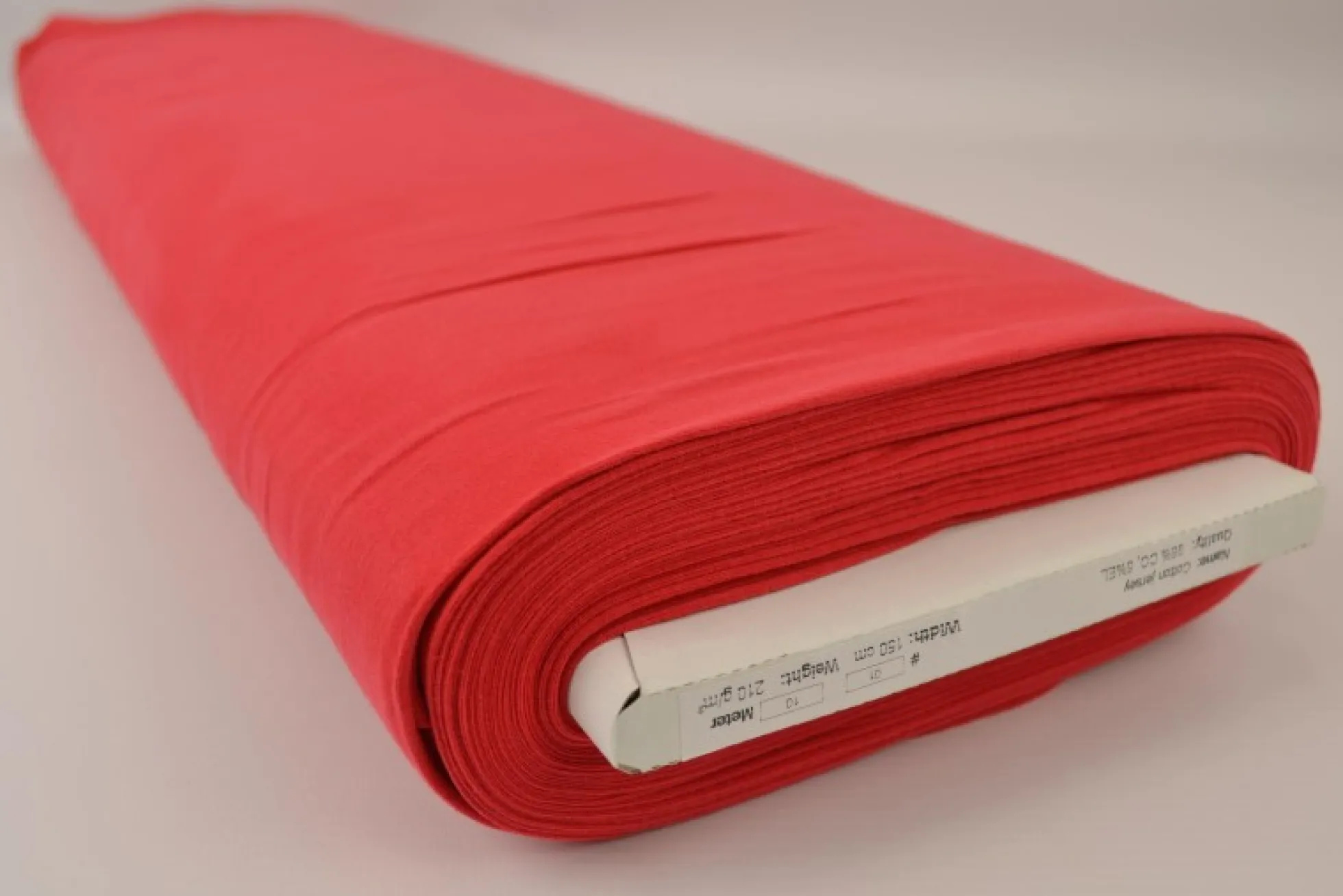 Katoen Tricot: Rood