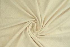 Katoen tricot Royal – Bladeren champagne