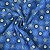 Katoen tricot – Royal Blue Indigo Mosaic