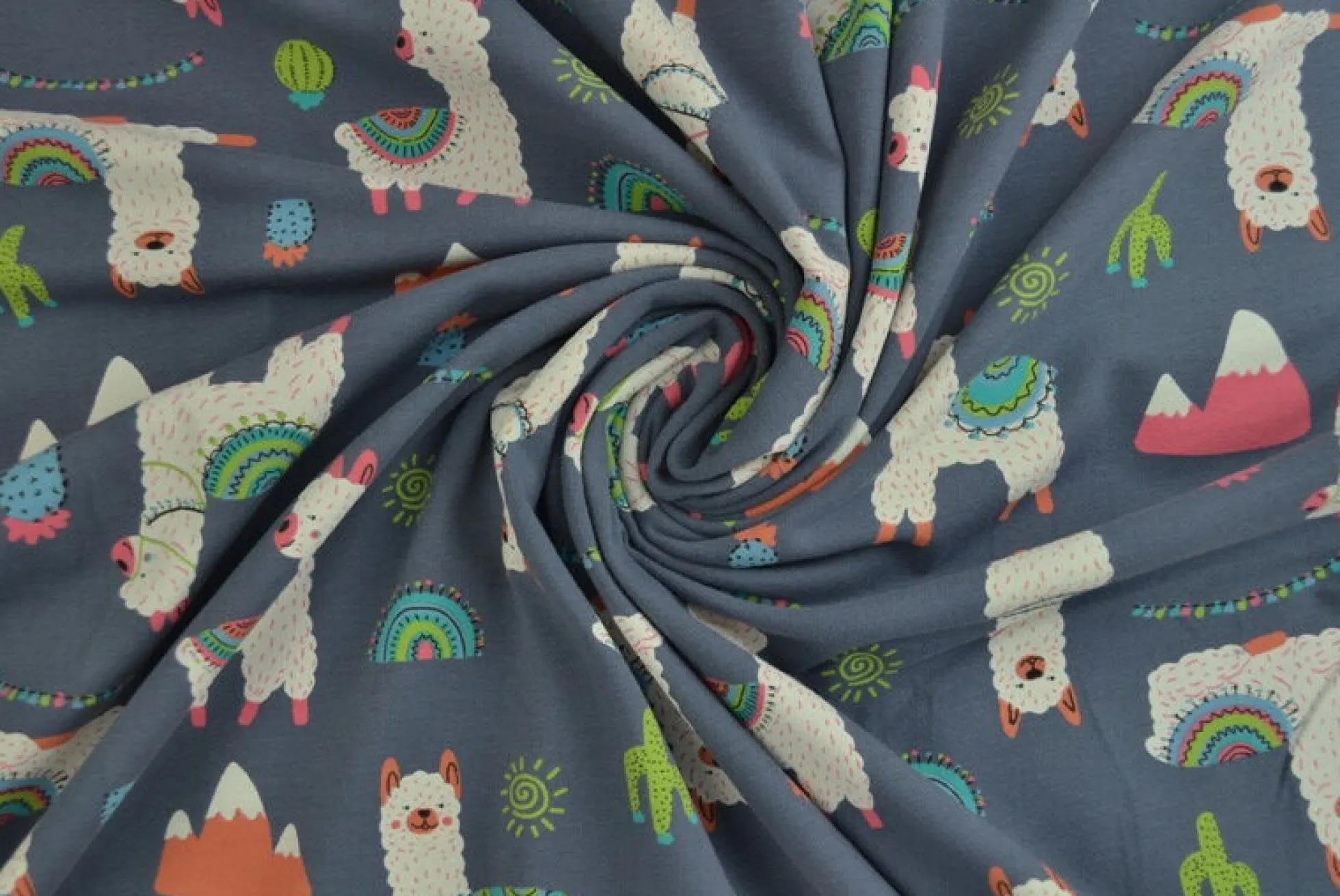Katoen tricot Royal – Lama donkergrijs