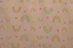 Katoen tricot Royal – Regenboog babyroze