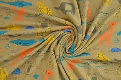 Katoen tricot Royal – Safari beige