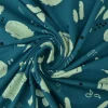 Katoen tricot Royal – Stoneage fantasy donker petrol
