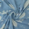 Katoen tricot Royal – Stoneage fantasy staalblauw