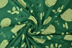 Katoen tricot Royal – Stoneage fantasy donkergroen