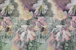 Katoen tricot – Sage Lavender Autumn Leaves