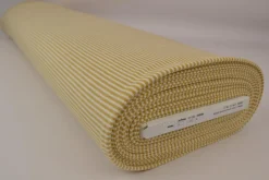 Katoen tricot soft touch – Beige & off-white stripes