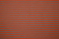 Katoen tricot soft touch – Dark orange & dark grey stripes