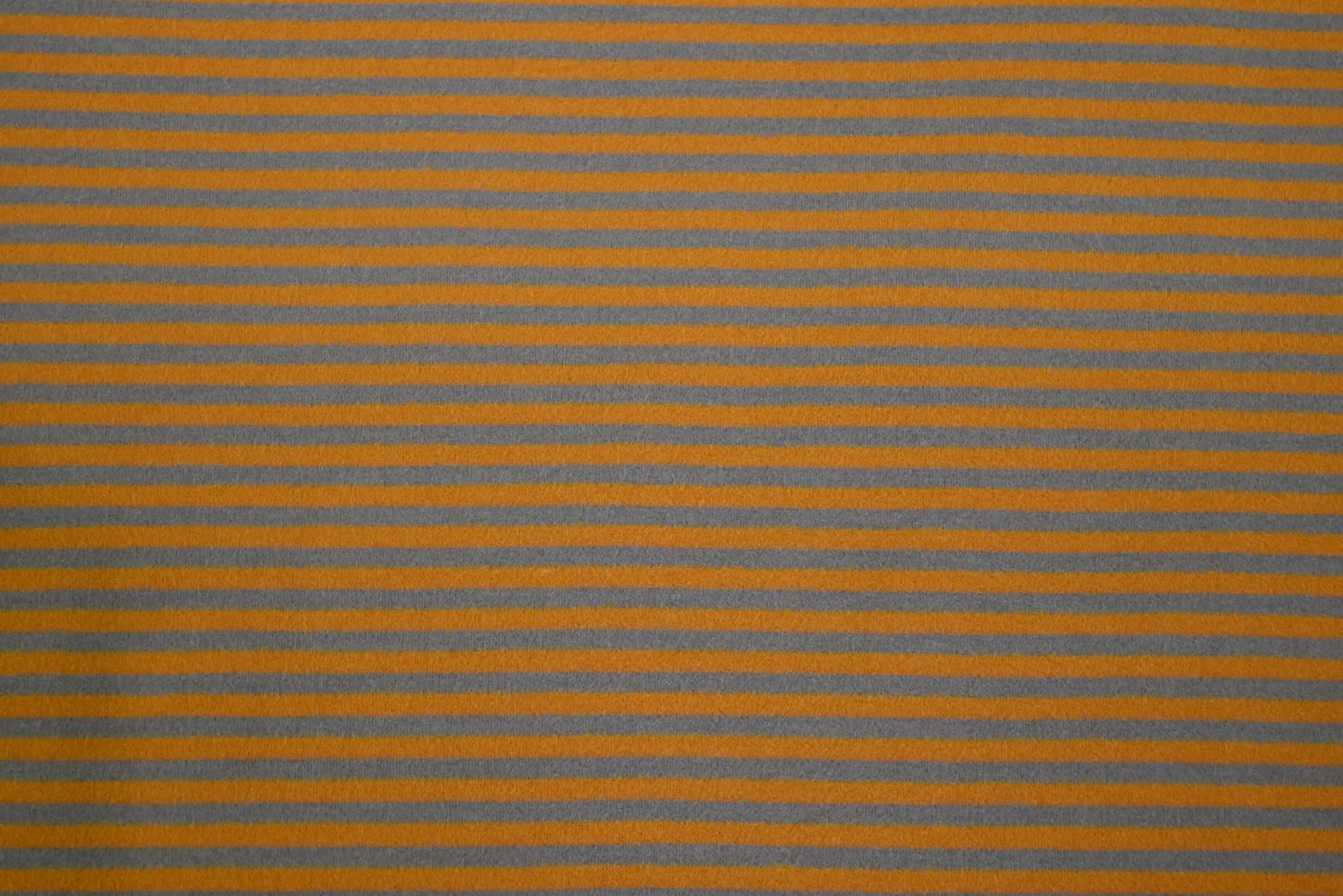Katoen tricot soft touch – Dark grey & dark ocher stripes