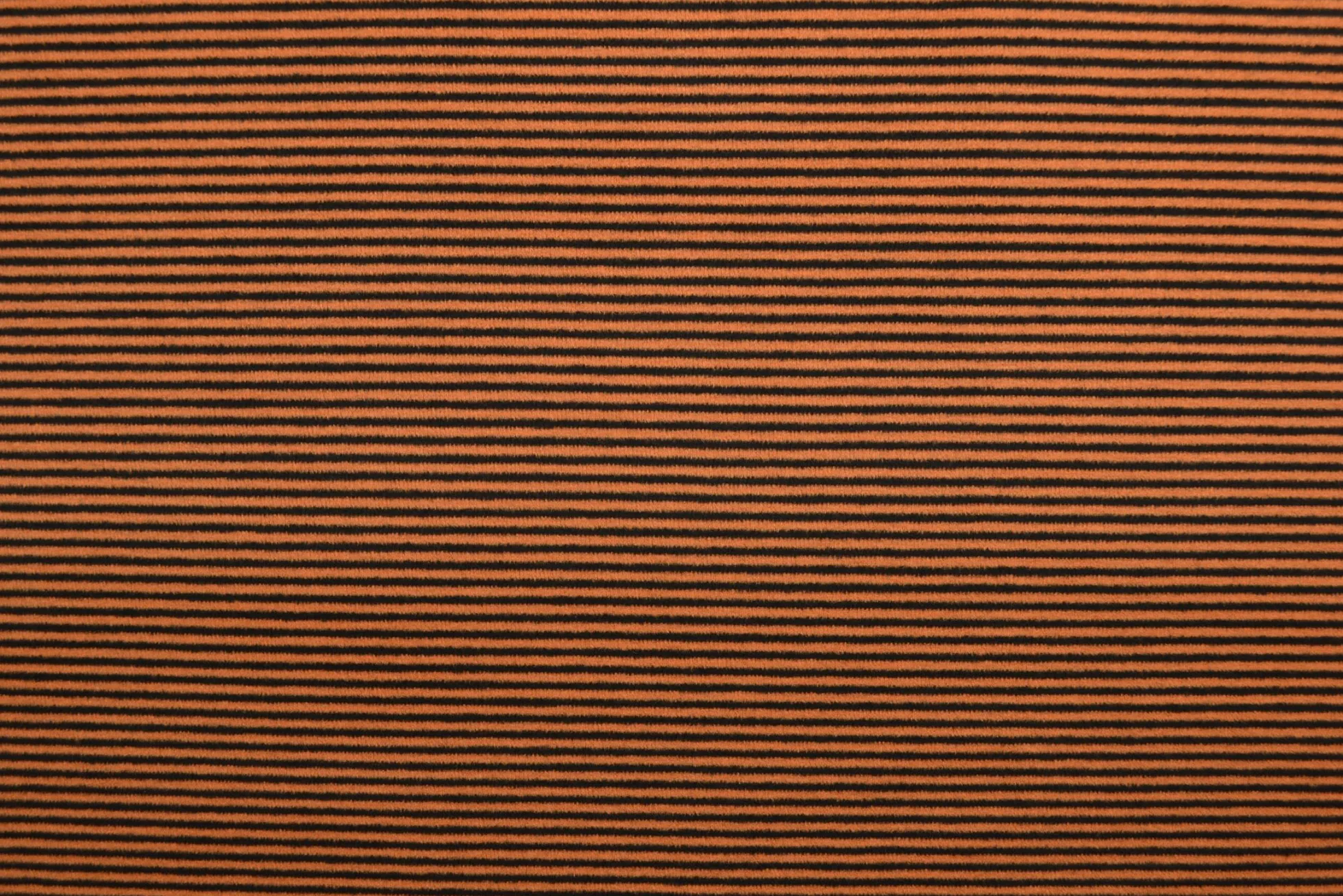 Katoen tricot soft touch – Dark ocher & black stripes