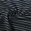 Katoen tricot soft touch – Navy & grey stripes