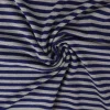 Katoen tricot soft touch – Navy & grey stripes