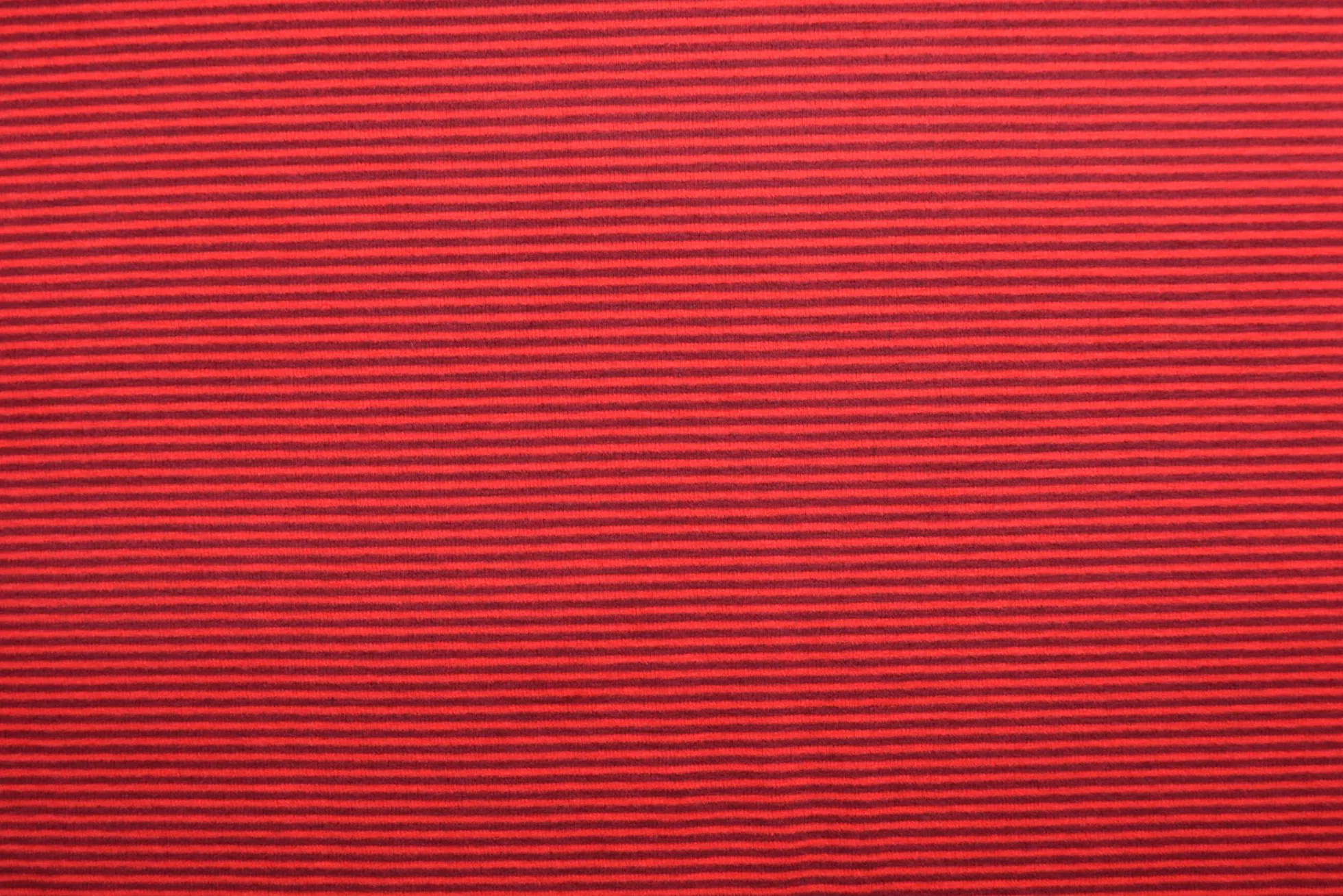 Katoen tricot soft touch – Red & brown stripes