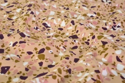 Katoen tricot – Terrazzo Blush