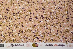 Katoen tricot – Terrazzo Blush