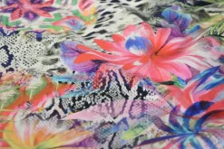 Katoen tricot – Tropical Leopard