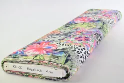 Katoen tricot – Tropical Leopard