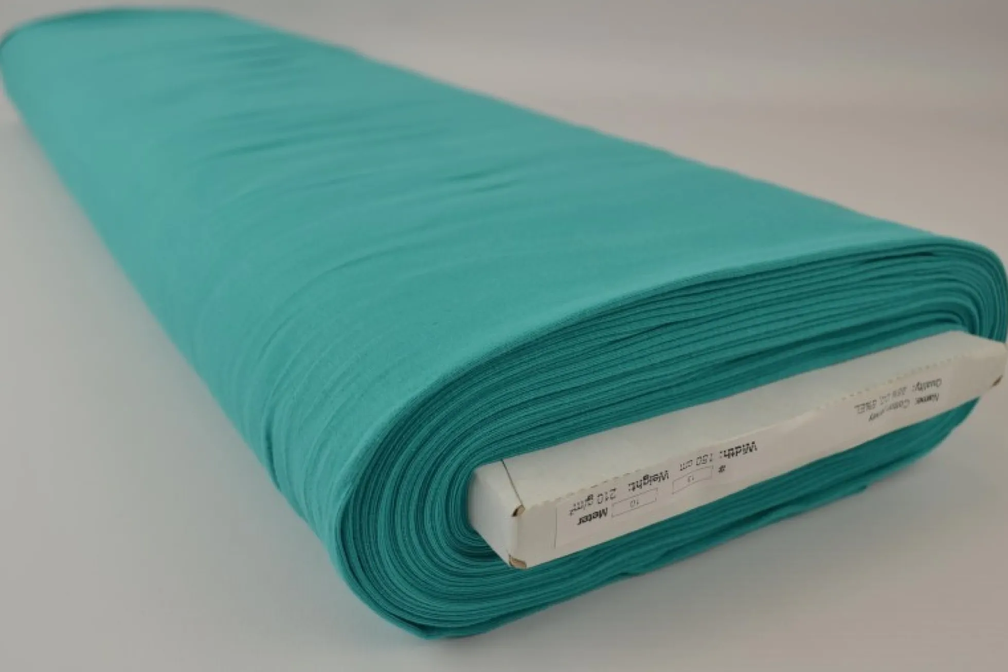Katoen Tricot: Turquoise