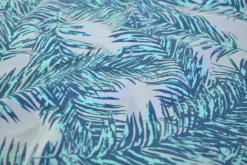 Katoen tricot – Turquoise Palm Breeze