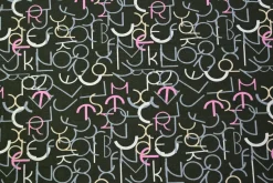 Katoen tricot – Urban Script