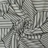 Katoen tricot – Wow – Grafisch zilvergrijs