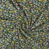 Katoen tricot – Wow – Kleine bloemetjes donker navy