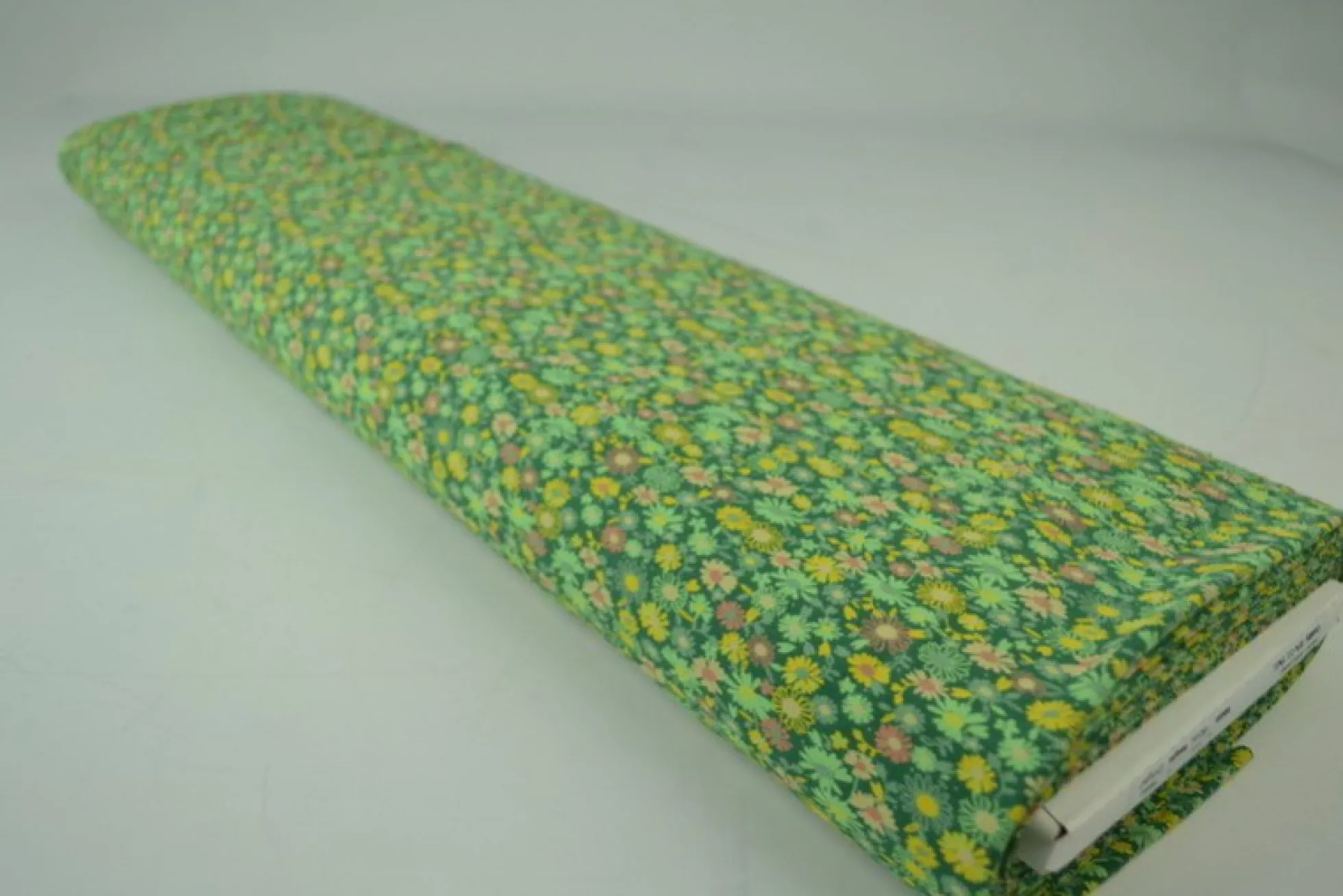 Katoen tricot – Wow – Kleine bloemetjes donkergroen