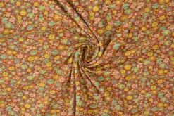 Katoen tricot – Wow – Kleine bloemetjes koper