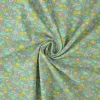 Katoen tricot – Wow – Kleine bloemetjes oudgroen