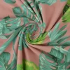 Katoen tricot – Wow – Palmbladeren oudroze