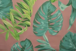 Katoen tricot – Wow – Palmbladeren oudroze