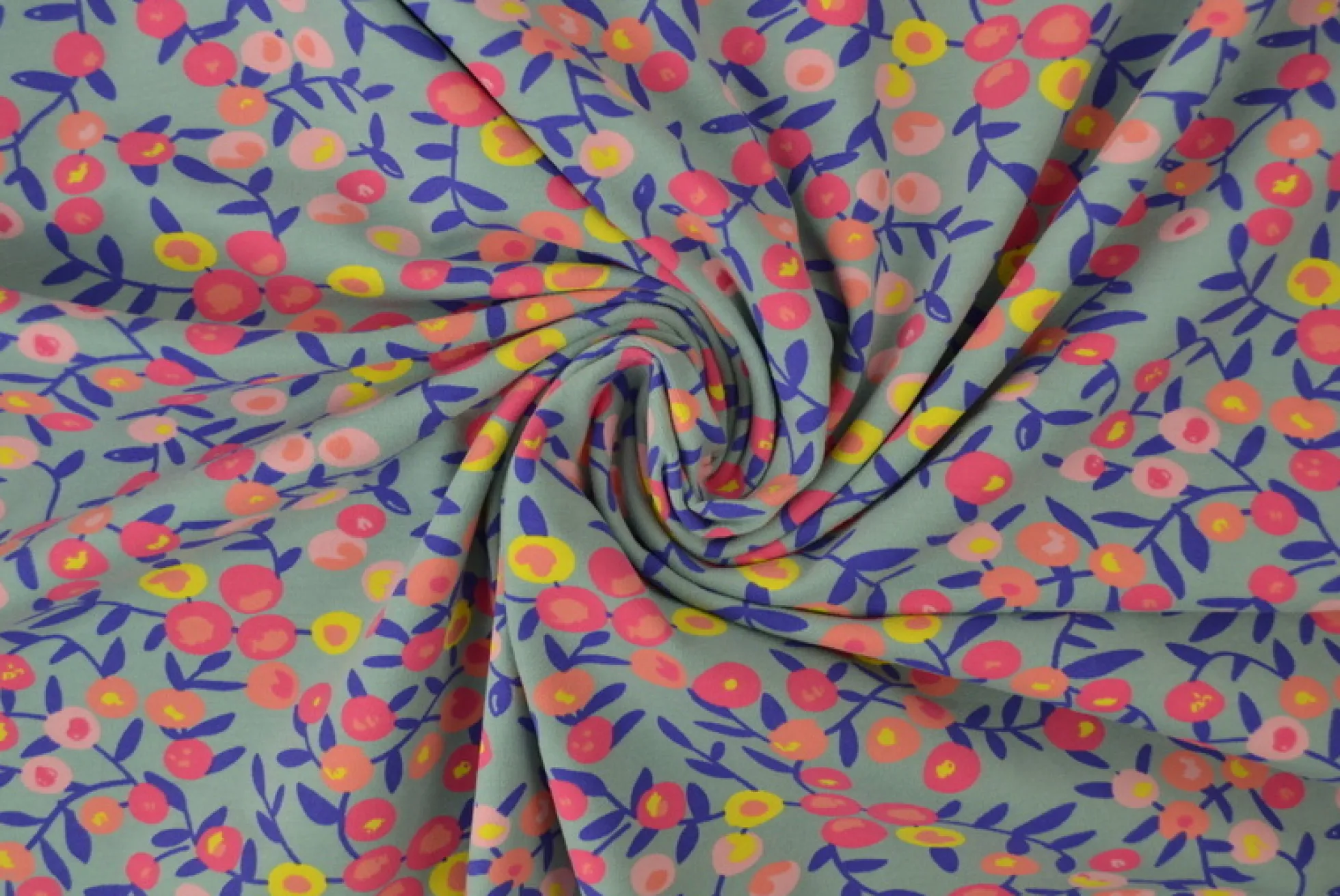 Katoen tricot – Wow – Perzik oudgroen