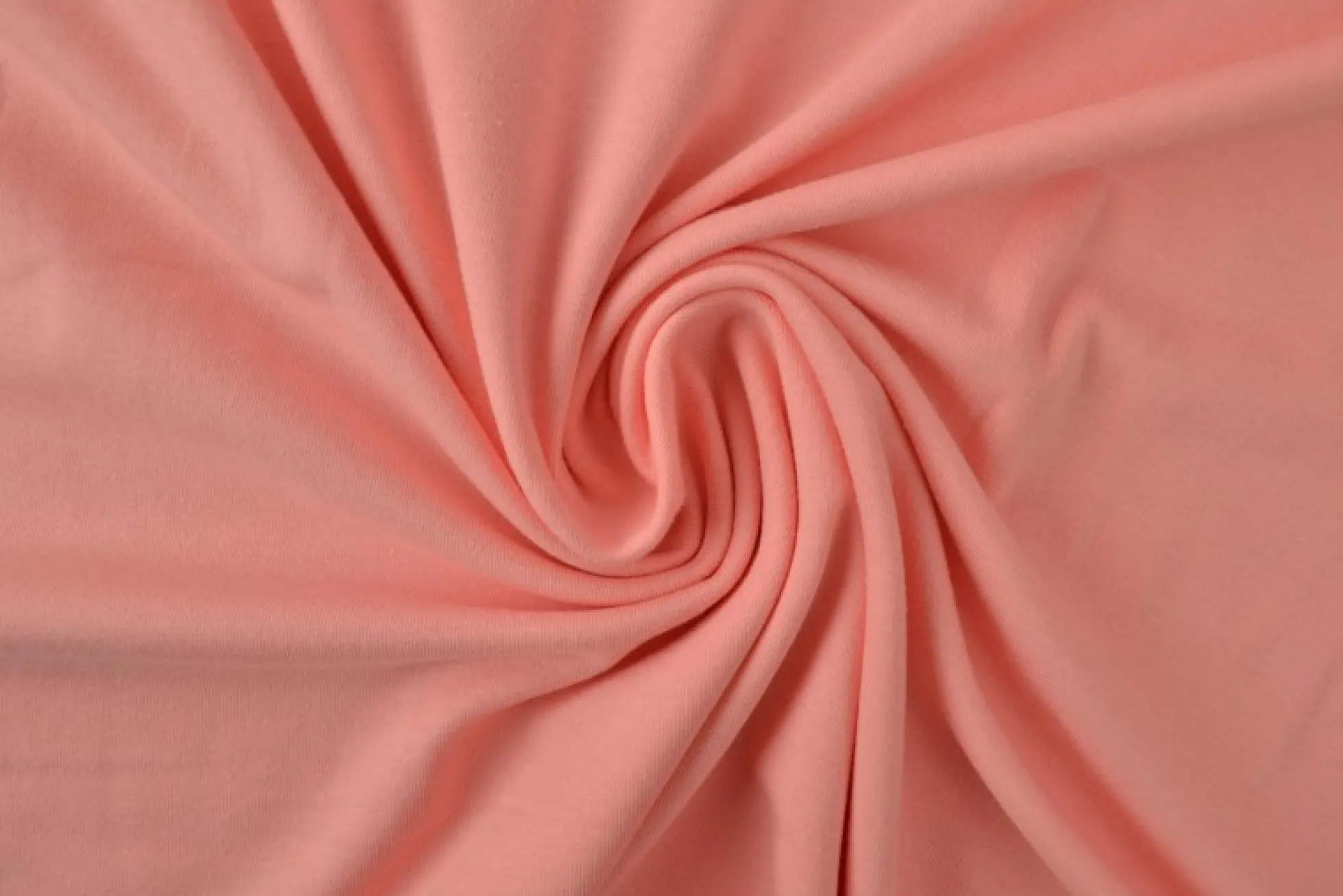 Katoen Tricot: Zalm