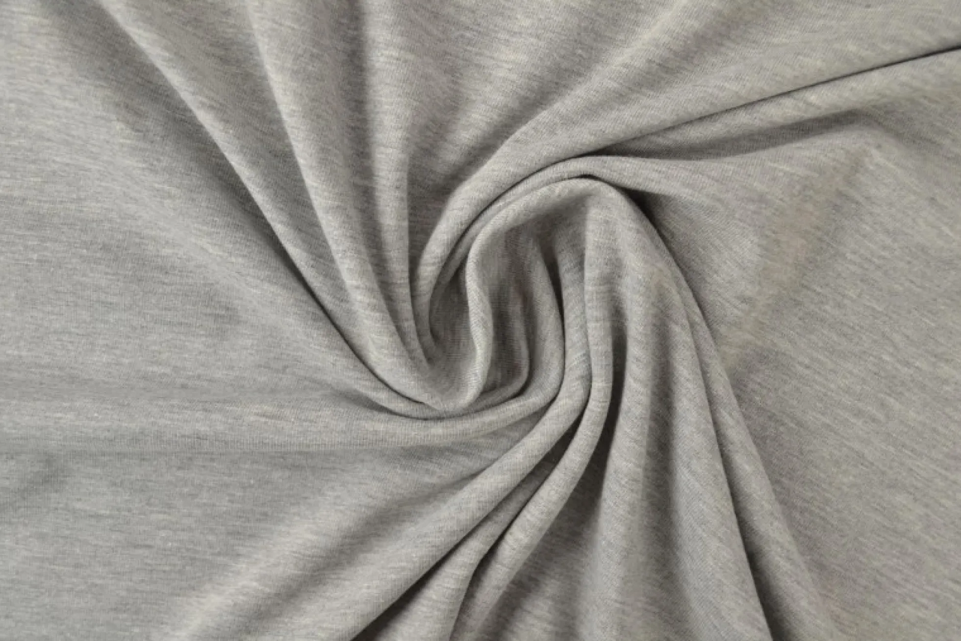Katoen tricot: Zilvergrijs melange
