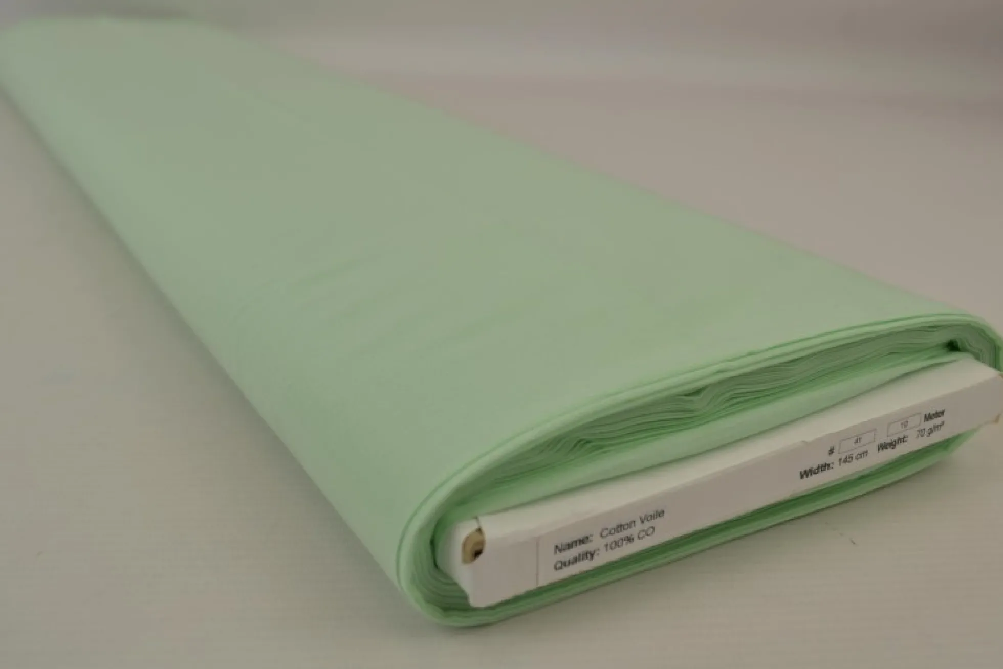 Katoen voile – Licht mint