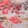Katoen voile – Red paisley flowers