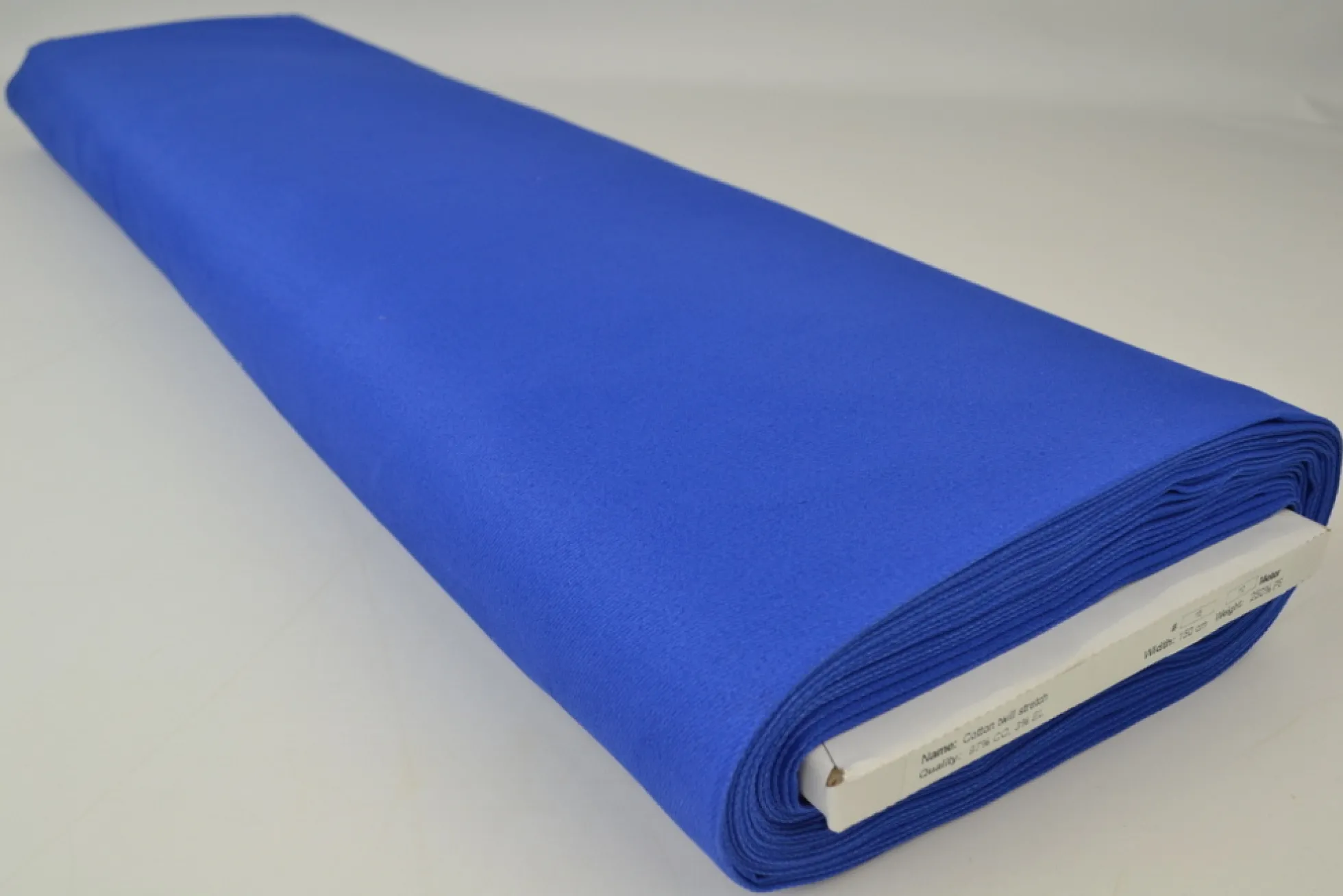 Keperkatoen stretch – Blauw (250 gram)