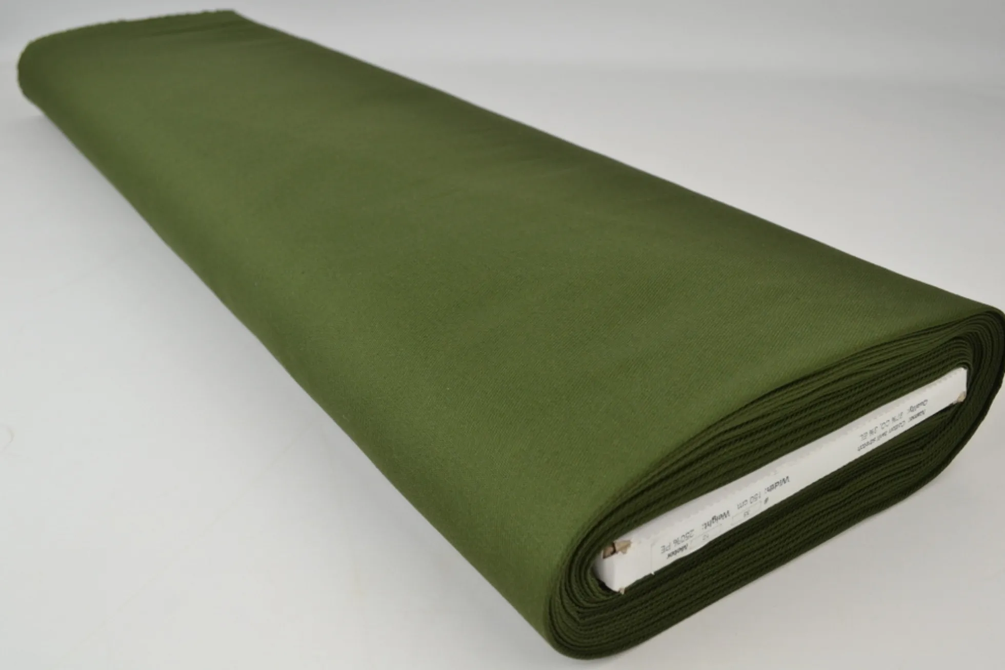 Keperkatoen stretch – Mosgroen (250 gram)