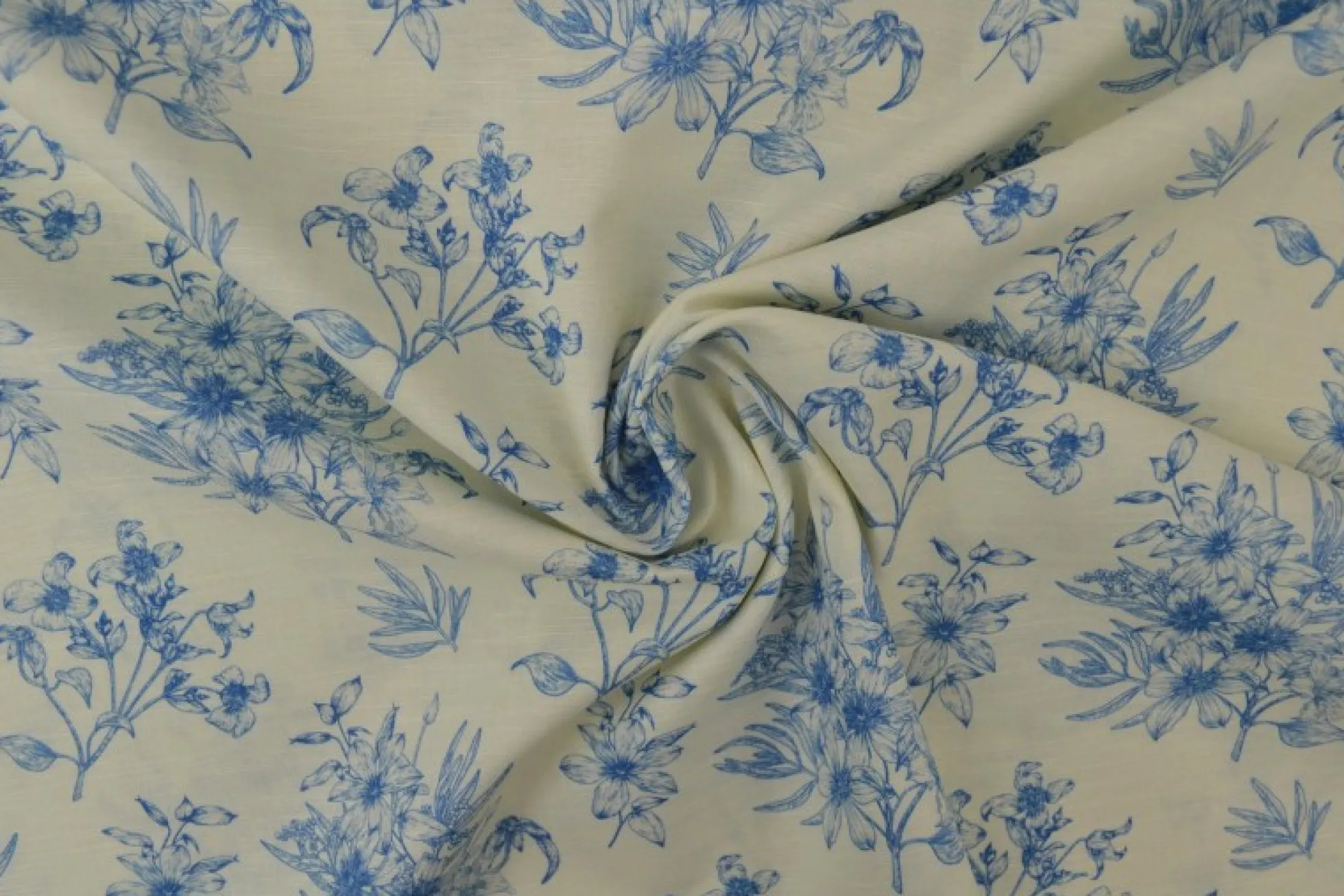 Linnen – Classic floral blue