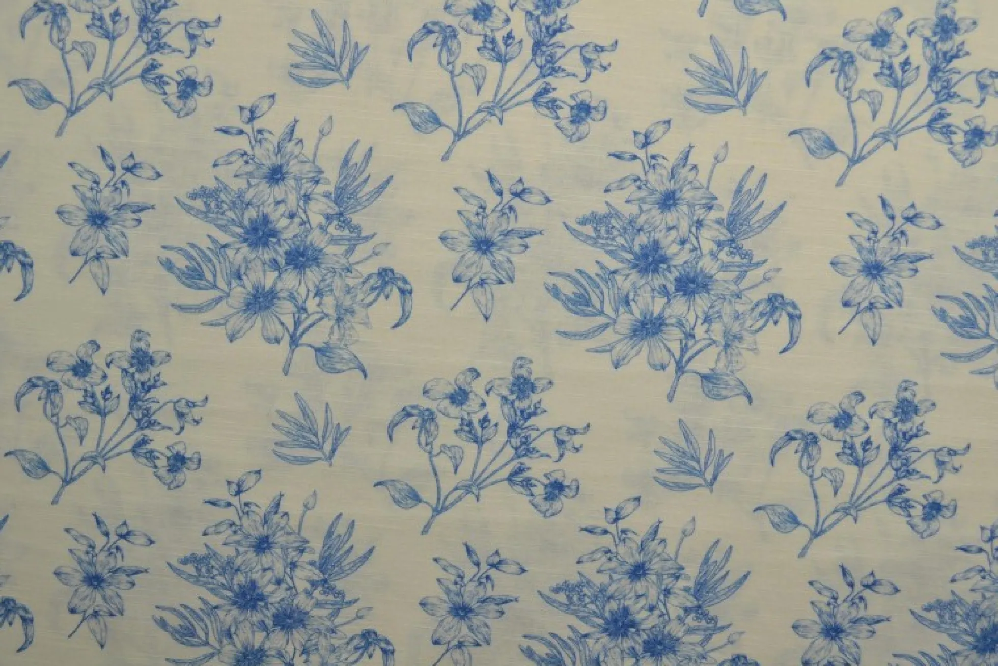 Linnen – Classic floral blue