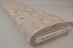 Linnen – Dreamy flowers beige