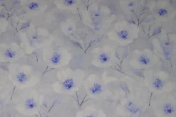 Linnen – Dreamy flowers blue