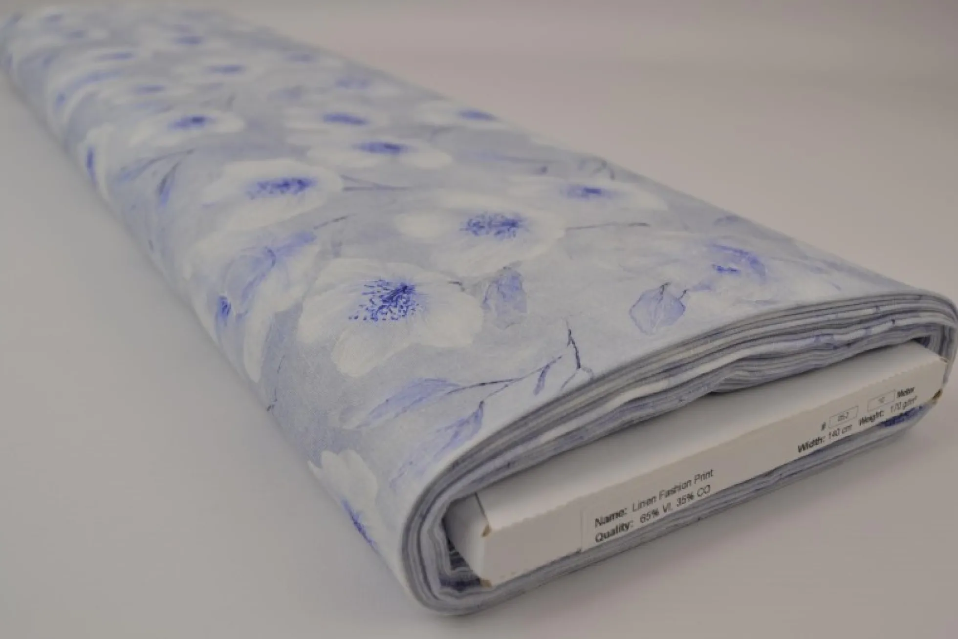 Linnen – Dreamy flowers blue
