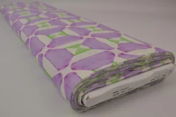 Linnen – Geo mosaic lilac