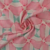 Linnen – Geo mosaic pink
