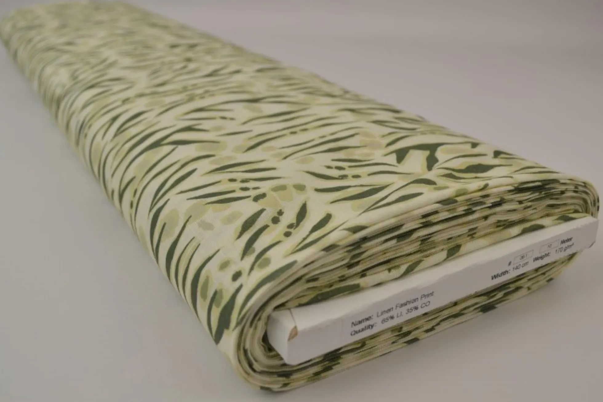 Linnen – Jungle leaves green